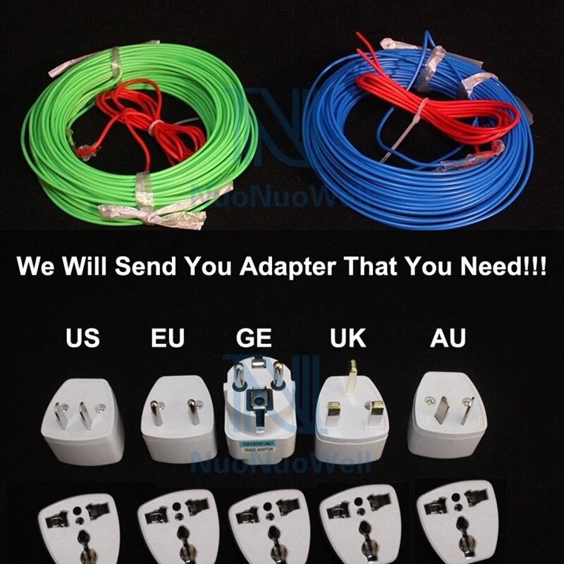 220V 1.5KW Intelligente Temperatuurregelaar + Bodem Verwarming Draad Landbouw Tuin Kas Succulenten Warm Houden Ras Set