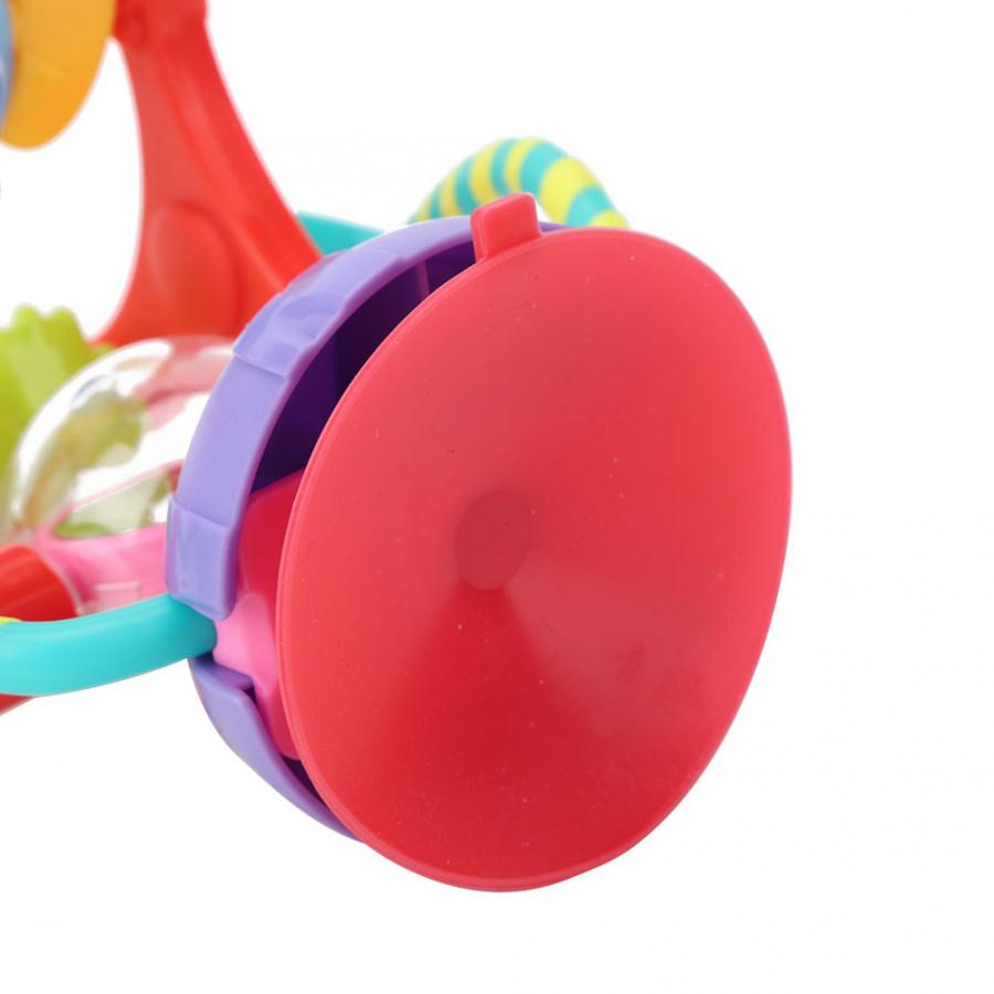 Kindje Roterende Reuzenrad Rammelaar Speelgoed Met Zuignappen Kinderen Eten Tafel Kinderwagen Eetkamerstoel Speelgoed Handen Hersenen Ontwikkeling Speelgoed