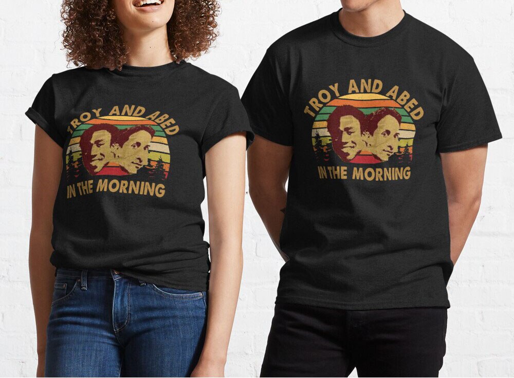 Troy and Abed In the Morning Tee Shirt Men's Summer T shirt 3D Printed Tshirts Short Sleeve Tshirt Men/women T-shirt