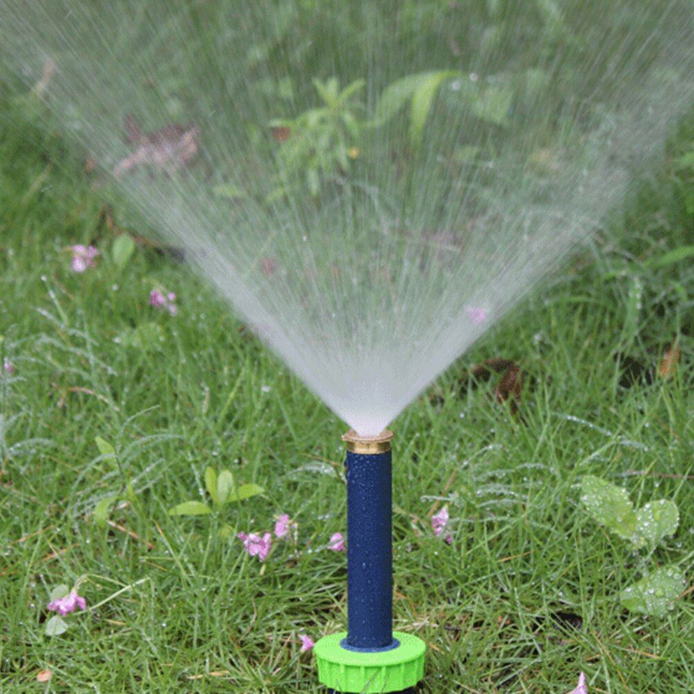 Garden Yard Lawn Plant Irrigation Sprinkler Head Watering Misting Spray Nozzle 3 Different Angle Automatic Retractable