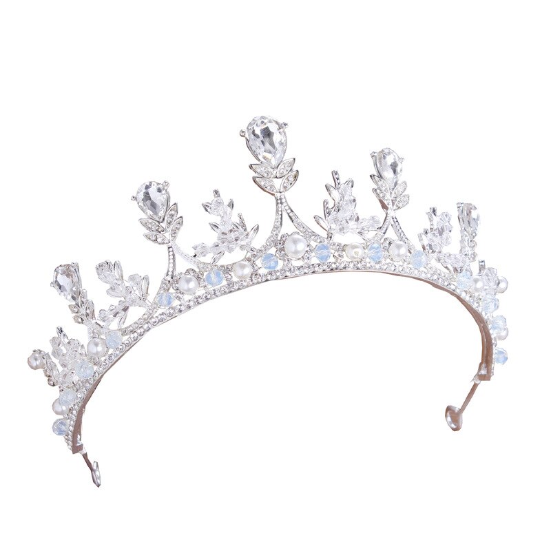 Tiara Bridal Necklace Earrings set dubai jewlery sets Bridal Accessories women Wedding Accessories