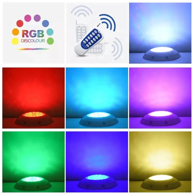 Stainless Steel Ip68 Led Swimming Pool Light 12W 18W 24W 36w 54W Waterproof Lamps Underwater Lights AC12V RGB Piscina Lamp