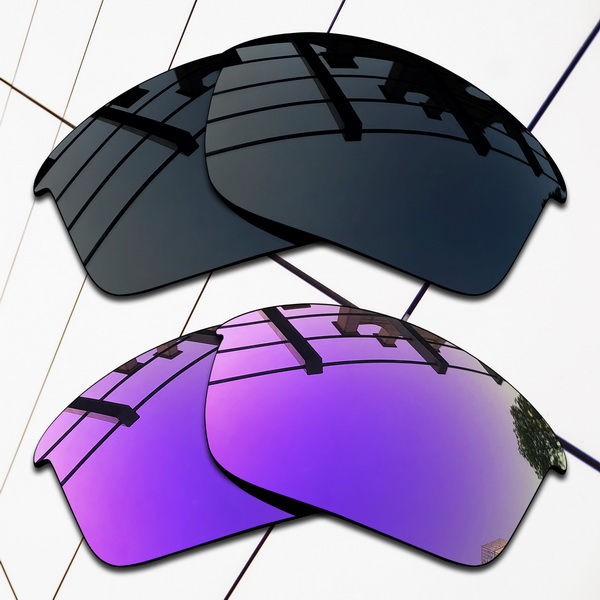 E.O.S Polarized Replacement Lenses for Oakley Bottle Rocket Sunglasses - Varieties Colors: Black and Violet