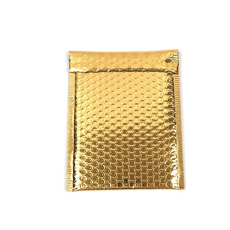 50Pcs Material Bubble Envelope Gold Plastic Bubble Mailers Thicken Packaging Bags Waterproof Courier Bag 7Size