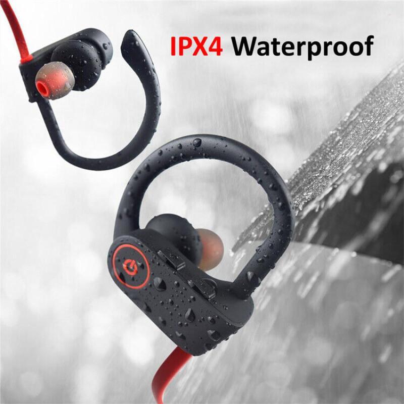 Draadloze Oortelefoon Bluetooth 5.0 Waterdichte Sport Headset Oordopjes Geluid Magnetische Nekband Headset Sport Oor Haak Hoofdtelefoon