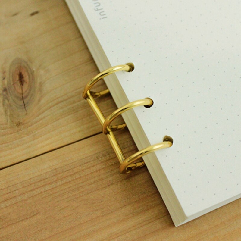A5 A6 clip de carpeta de metal en espiral de acero inoxidable: GD
