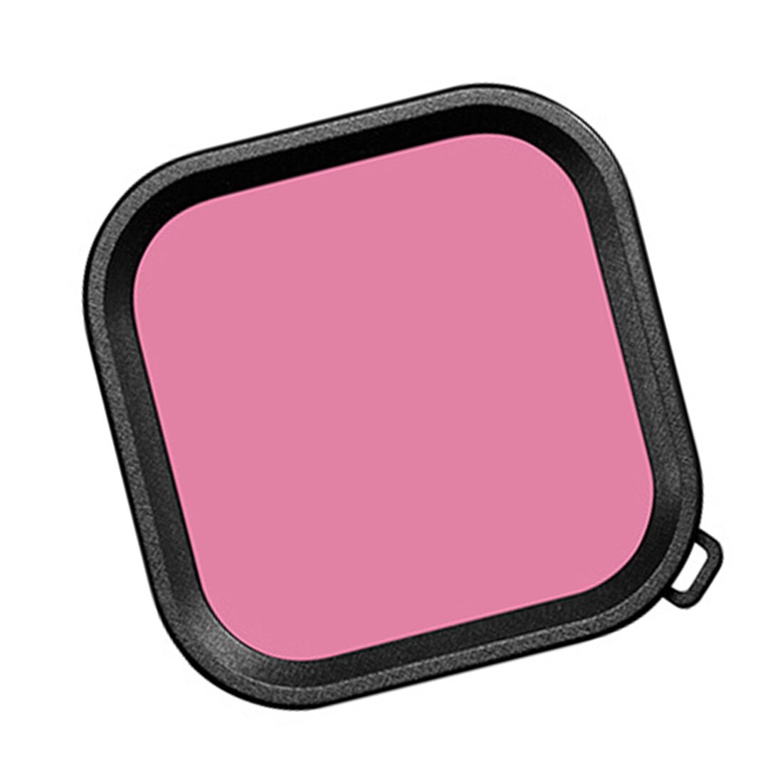 BGNing-Filtros de colores para cámara Gopro Hero 8, funda negra impermeable, filtro cuadrado de buceo, rojo, rosa, Morado, 3 uds.: 3pcs Pink