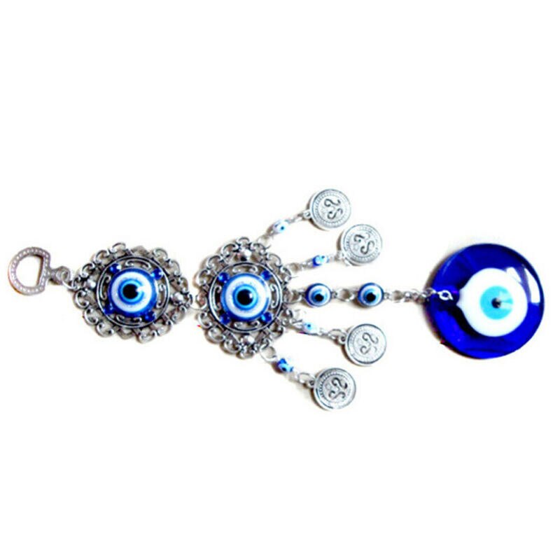 Feestelijke Of Feestartikelen Home Turkse Evil Eye Amulet Muur Opknoping Geluk Decor Bescherming Hanger Blauw