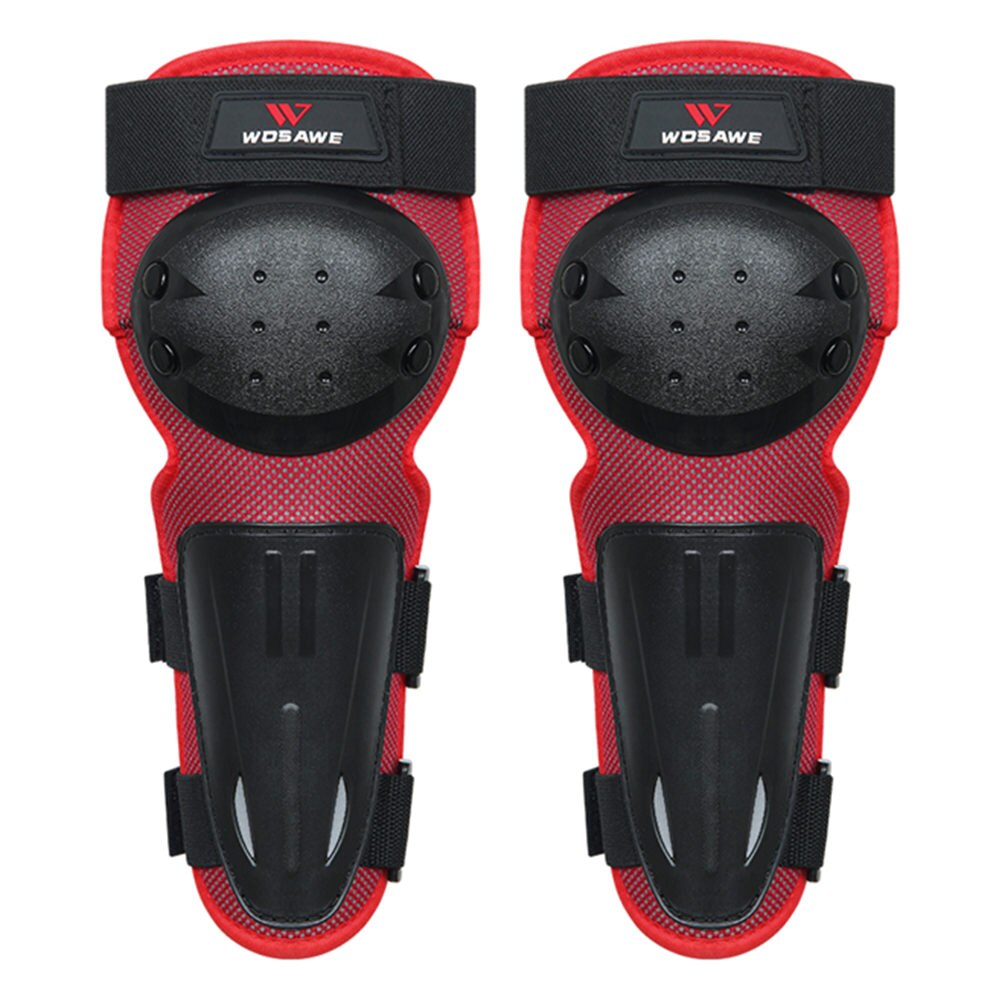 WOSAWE Kids Protective Ski Snowboard Back Body Protection Bandage Protector Jackets MTB Bike Bicycle Skateboard Motorcycle Armor: red knee pads