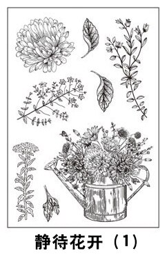 JIANWU Steampunk Mechanische Klar Briefmarken transparent Silikon Dichtung für DIY Scrapbooking Fotoalbum Karte, Der Handwerk Liefert: jingdaihuakai 1