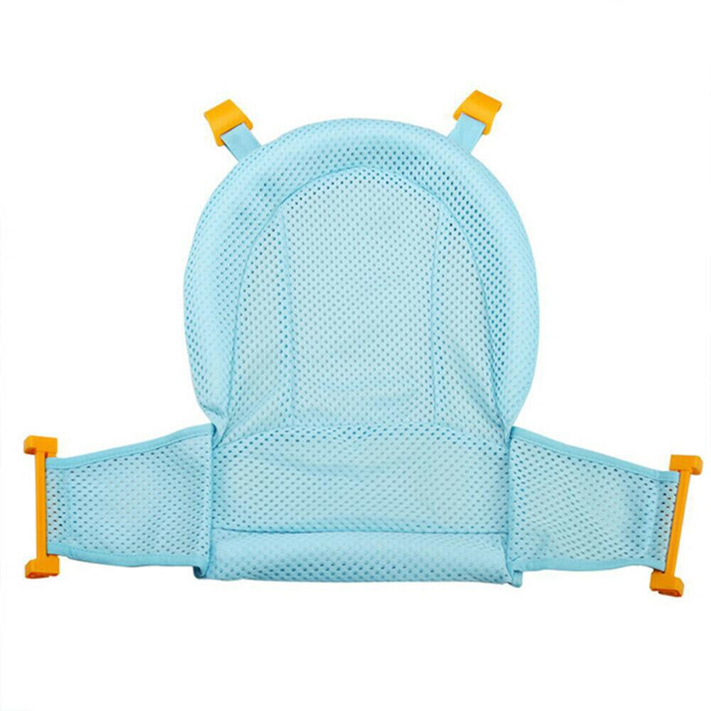 Baby badeprodukter produkter baby bademåtte pude foldbart badekar pad mat & stol hylde nyfødt åndbar sikkerheds pad: Blå