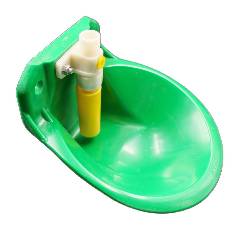 1Pc Farm Sheep Waterer Automatic Fluid Cup Bowl Feeding Drinker Colt Calves Drinking Pig Feeders Animal Water Storage Grooves: 1Pcs