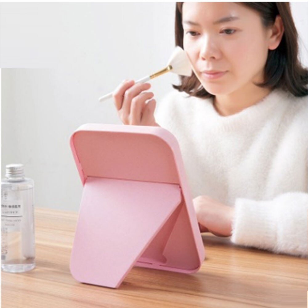 Desktop dressing mirror folding makeup mirror simple portable princess mirror square mirror makeup mirror