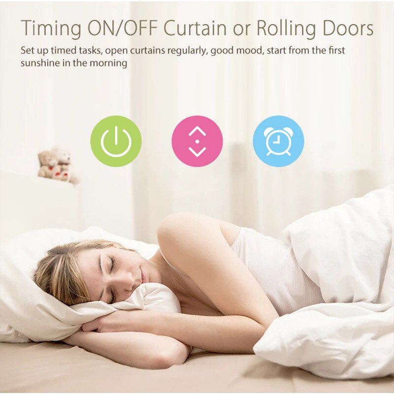 NEO Coolcam Smart Home Z-Wave Plus Smart Curtain Switch for Electric Motorized Curtain Blind Roller Shutter