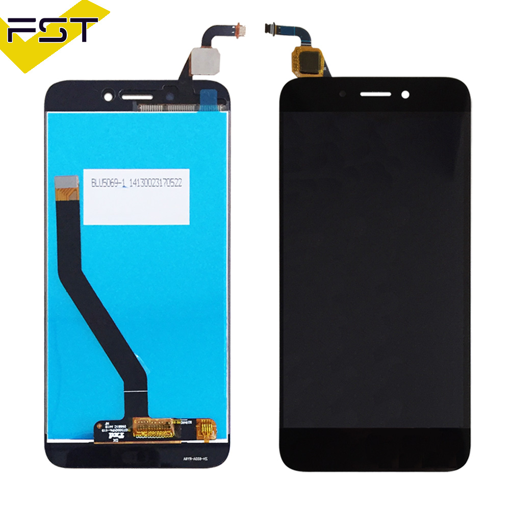 5,0 "Huawei Honor 6A DLI-L22 DLI-L01 DLI-TL20 DLI-AL10 LCD completa LCD pantalla + MONTAJE DE digitalizador con pantalla táctil con marco: Black No Frame