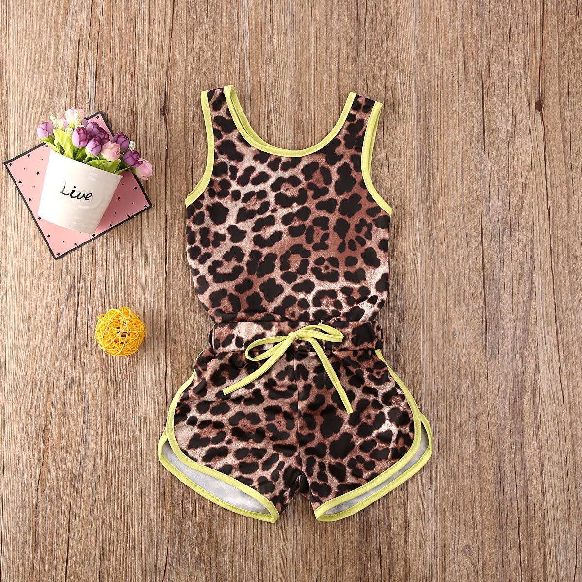 Summer Toddler Kids Baby Swimsuit Girls Boys Leopard Bikini Set Infant Children Swimwear Bathing Suit Beachwear