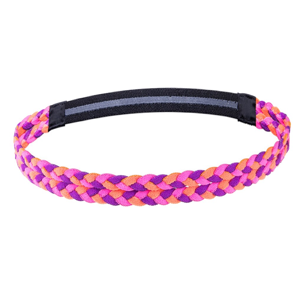 Hair Band Sports Headband Braided Sports Hair Band Anti Slip Sweatband