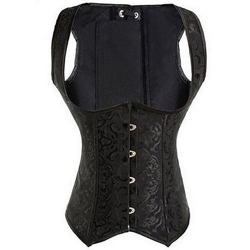 Miss Moly Steampunk Corset Sexy Unnderbust Gothic Top Plus Size Women Tummy Control Underwear Waist Trainer Lace Up Body shaper: XL