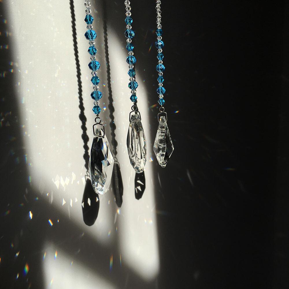 3 Pack/einstellen Kristall Prismen Fenster Hängen Sonne Fänger Sammlung Perlen Garten Dekor Regenbogen Hersteller,Housewarming Fengshui