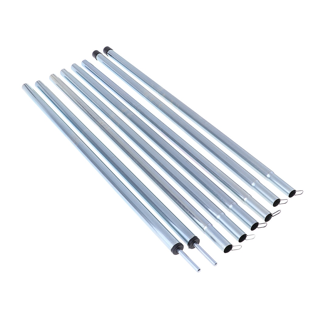 2Pcs Lightweight Portable Replacement Tent Poles, Awning Poles for Camping, Backpacking, Hiking