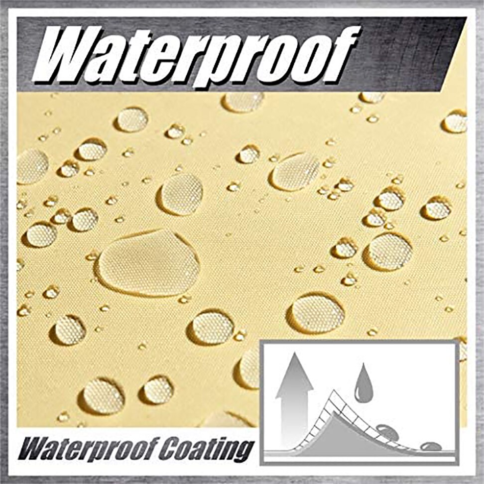 Beige Sun Shade Sail Canopy Awning, 95% UV Blockage Water Permeable, Commercial & Residential, for Patio Yard Pergola