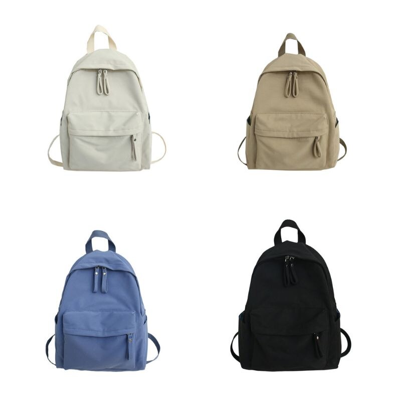 sac à dos toile sac à dos sac d'école décontracté collège sac à dos pour adolescent LX9F