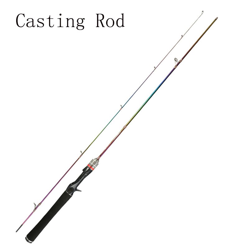 JEKEKU solide pointe truite leurre tige UL puissance 1.68m 1.8m 1.98m ultra-léger 1-7g 2-6lb carbone filature/coulée tige Probale poisson: Casting Rod / 1.8m