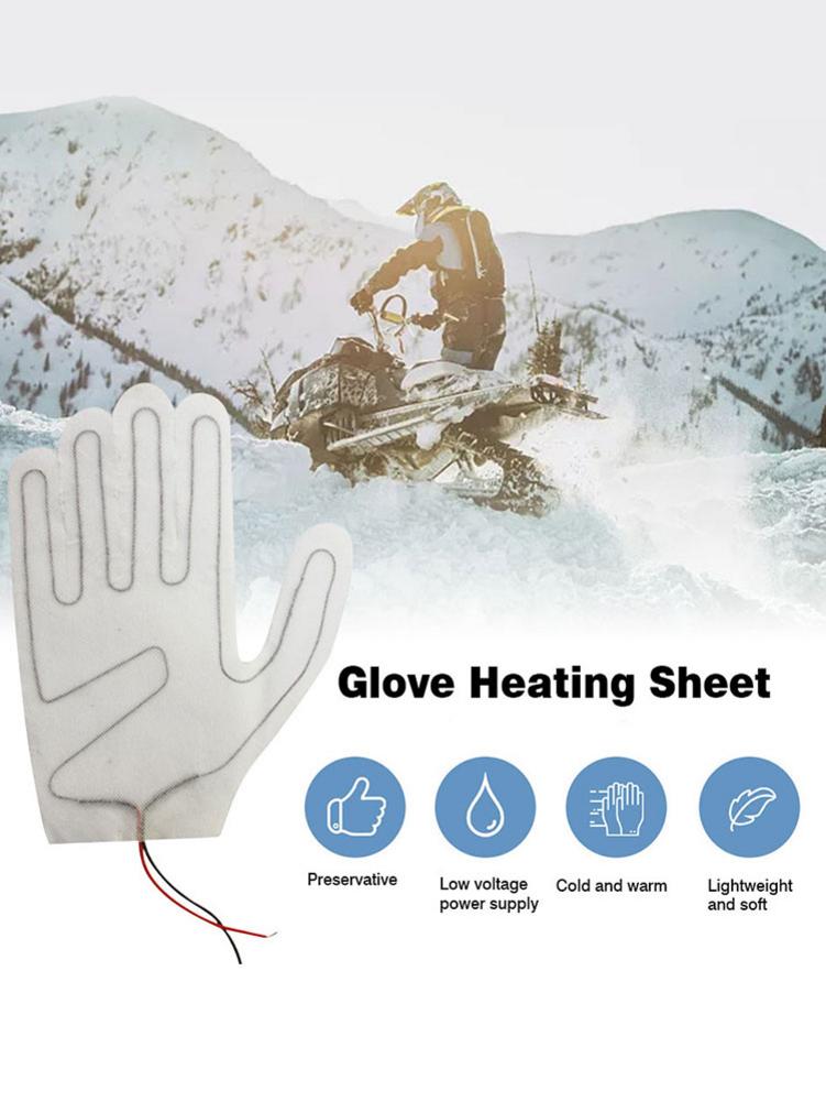 3-in-1 USB 3 Ebenen Temperament Handschuhe Heizung Blatt Verbund Faser PTC Heizung Platte Film Heizung Blatt für Motorrad Fahrer Weste