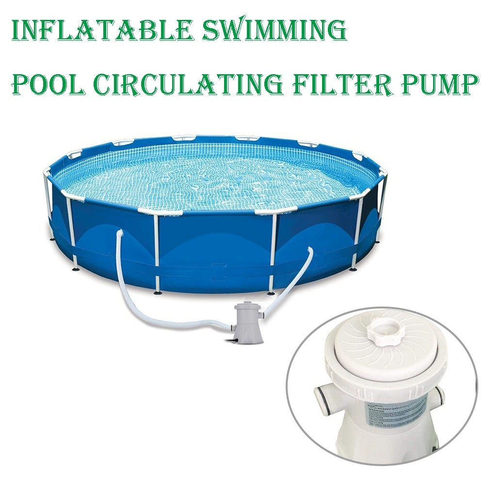 Pool Filter Pump Swimming Pool Sand Pump Pool Electric Filter Kit Water Cleaning Tool Swimming Filter Supplies 110V-240V
