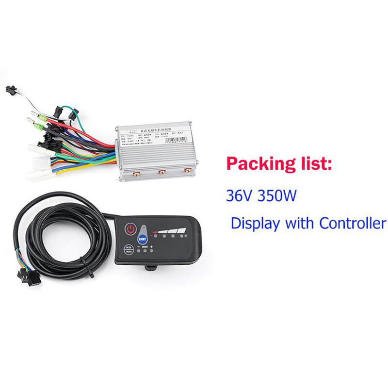 Electric Bike Brushless Controller 24V-48V 250W 36V-48V 350W E-bike Controller with LCD Display Scooter Blcd Controller: 36v 350W