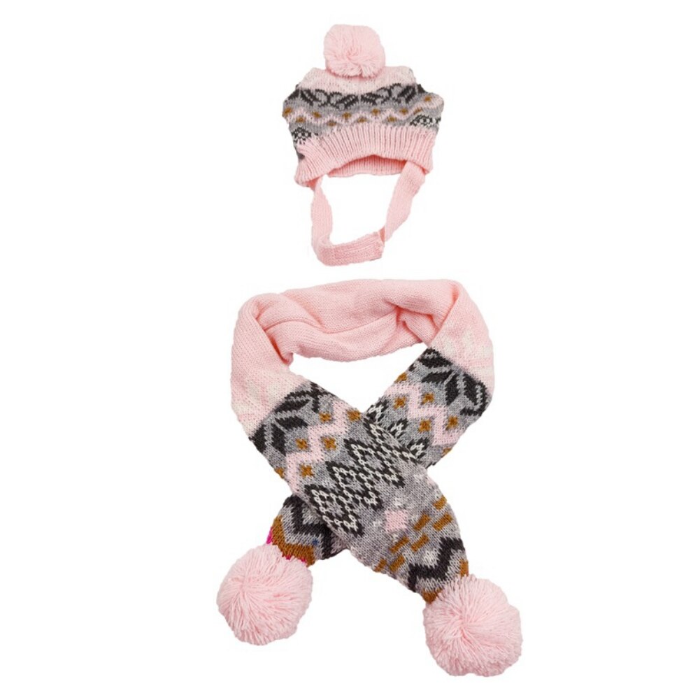 Touca para cachorro listrado, chapéu de buldog, malha, cachecol, boné para cães, inverno, cachorro, corgi, decoração diária: P / L