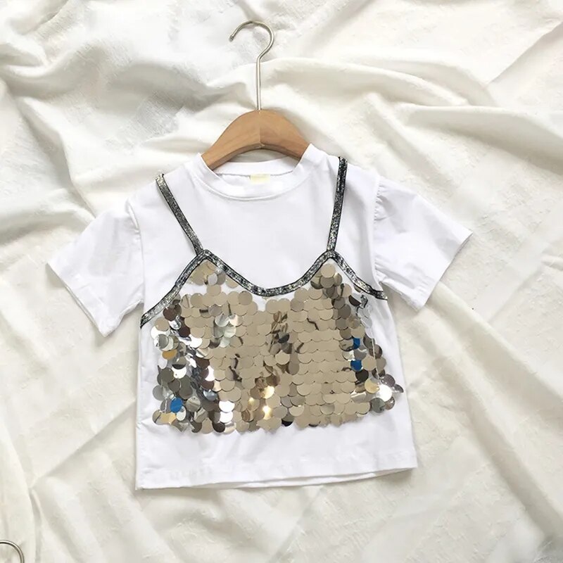 Sommer Mädchen Baby Röcke kinder Frühjahr Koreanische Röcke Teen Mädchen Tunika Denim Röcke Kinder Shorts 2-13Y: WHITE / 130CM
