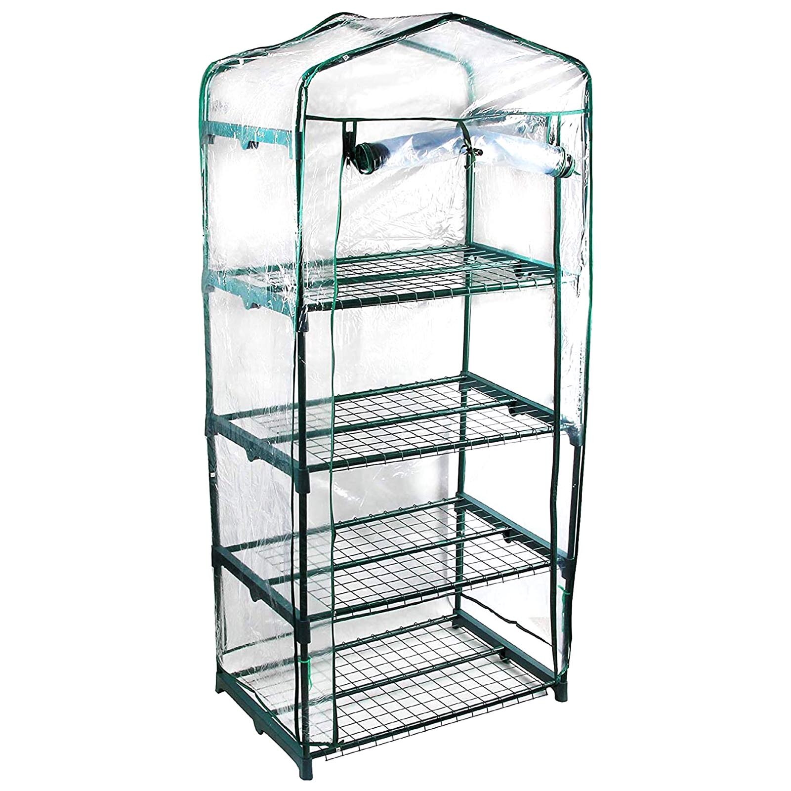 1PC Corrosion-resistant Plant Flowers Cover PVC Greenhouse Cover Waterproof Anti-UV Gardening Protect Plants Without Iron Frame: Default Title