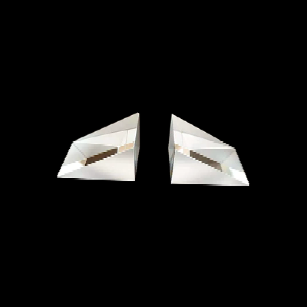 3pcs 19*33*26mm K9 Optical Glass 30 60 90 Right Angle Triangular Prism Transparent