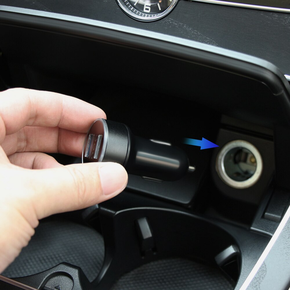 3.1A LED Display USB Phone Charger Car Charger 12-24V for kia cerato Stinger rio ceed Sorento Cerato Forte optima soul k3 k5