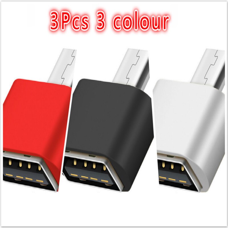 Otg Adapters Micro Usb Micro Usb Kabel Mannelijke Gastheer Vrouwelijke Usb Otg Kabel Snoer Adapter Android Tab Telefoon telefoon Adapters TXTB1: 3colour