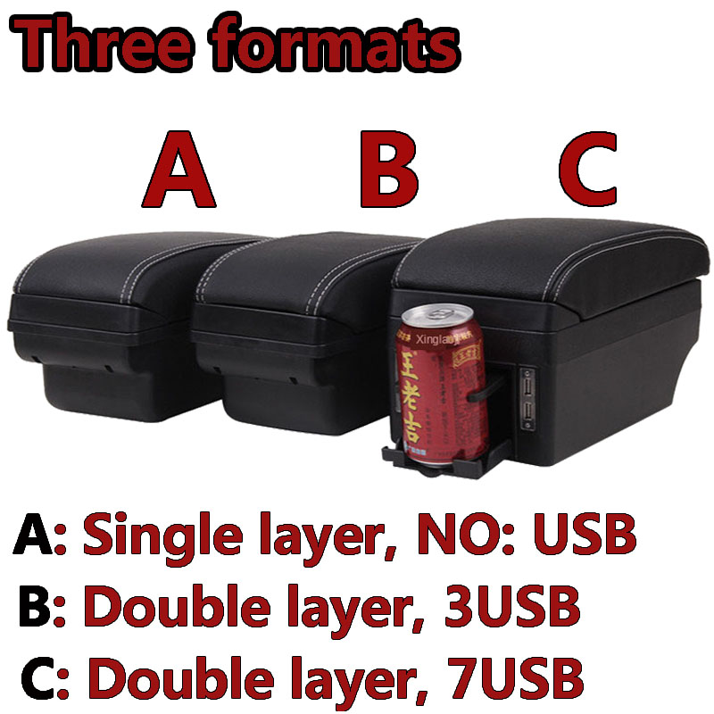 per Kia Rio 4 bracciolo per Kia Rio 4 x-linea scatola bracciolo auto Russi 2017 2018 2019 2020 2021 accessori auto interni facile da installare