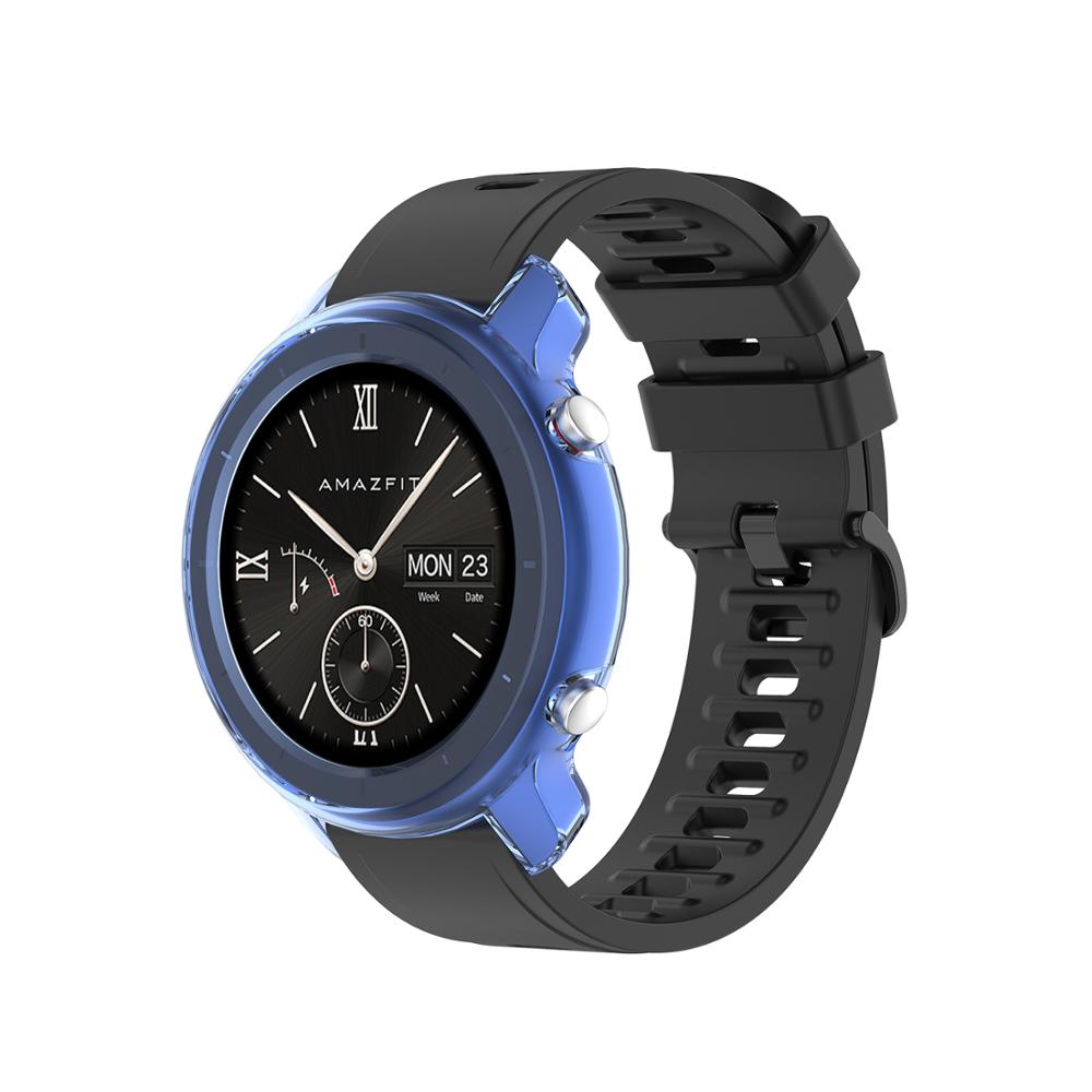 TPU Soft Cover For Amazfit GTR Protective Case Shell For Xiaomi Huami Amazfit GTR 47mm & 42mm Smartwatch Cases Protector Sleeve