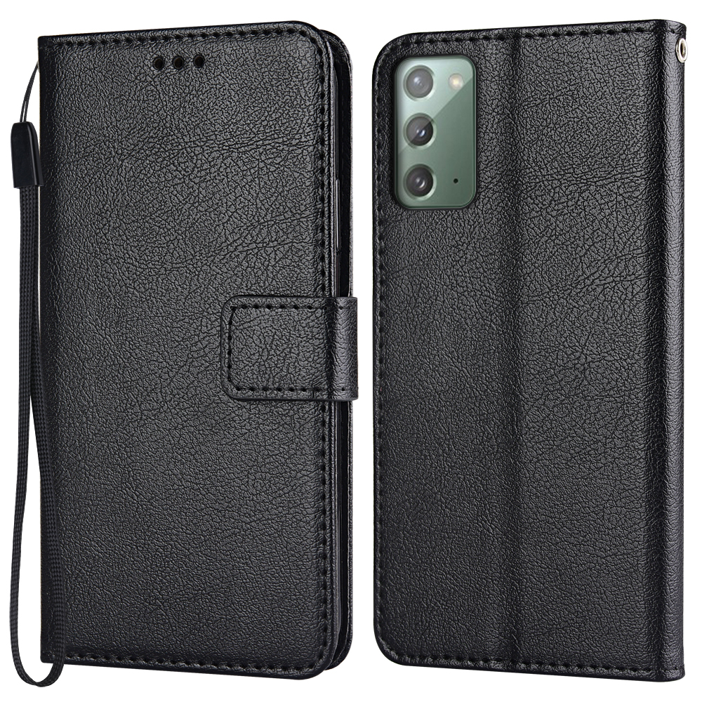 Flip Wallet Pu Leather Case Voor Samsung Galaxy Note 20 N980 N980F 6.7 &#39;&#39;Funda Stand Zakelijke Telefoon Holster Streep bescherm Cover