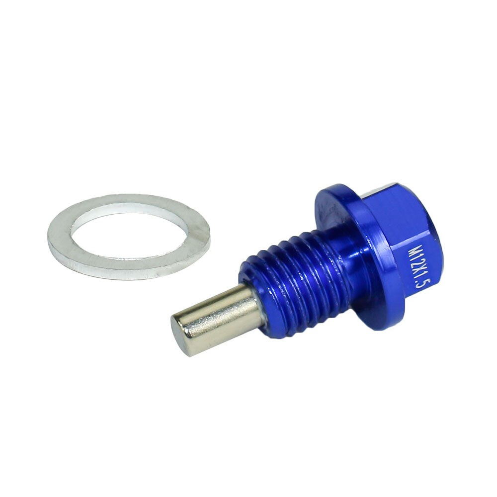 M12*1.5MM Magnetic Oil Drain Plug Magnetic Sump Drain Nut Oil Drain Bolt /Oil Sump drain plug YC100284: blue