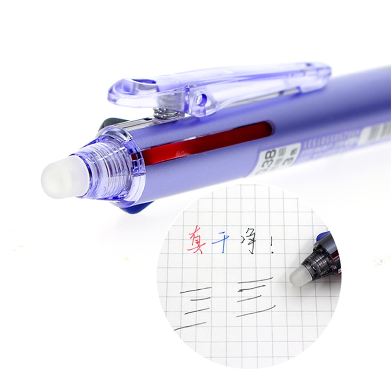Japon pilote Frixion stylo 3 en 1 effaçable Gel stylo 3 couleurs 0.5mm LKFB-60EF 0.38mm LKFB-60UF couleurs Pastel