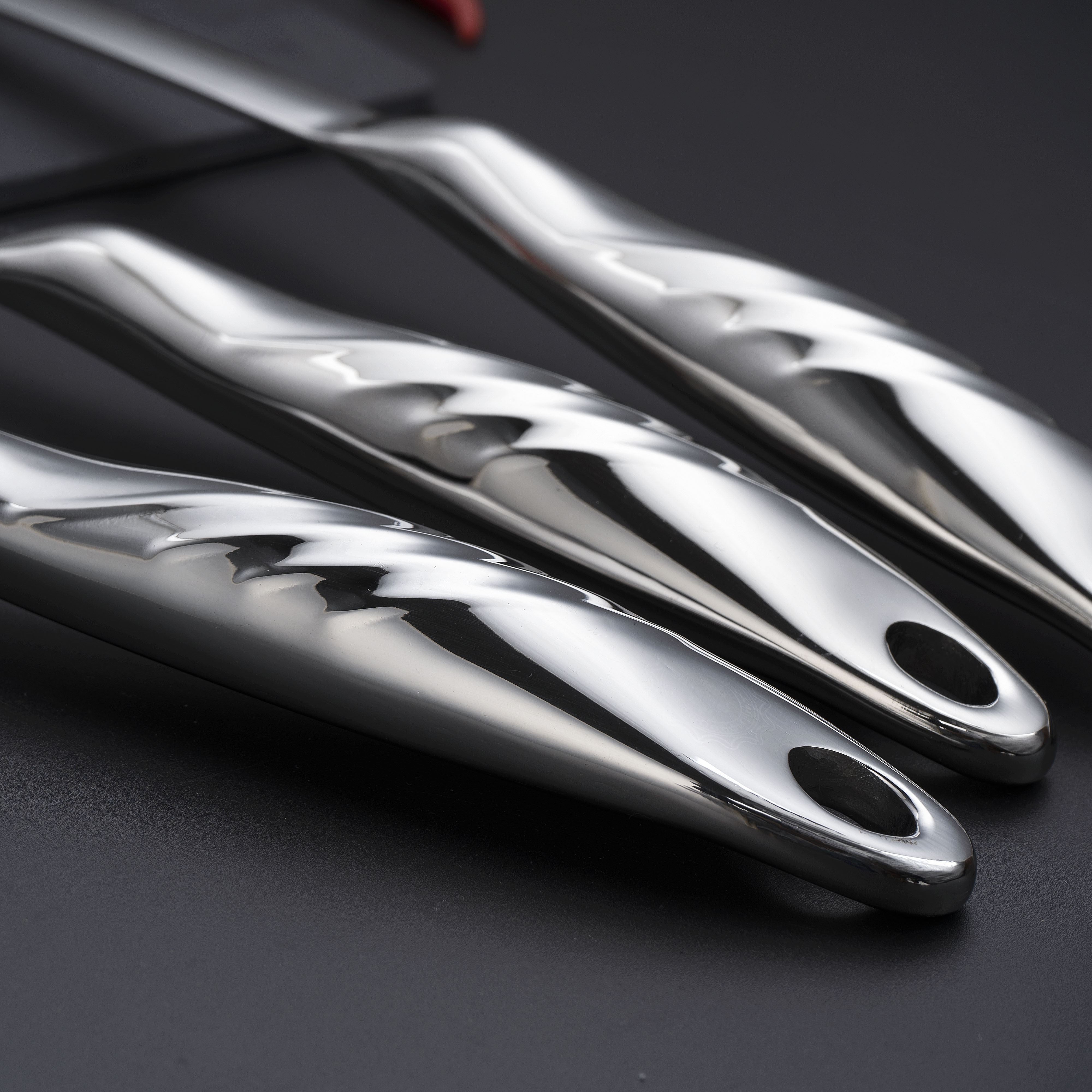 Kitchen Utensils Stainless Steel Light Luxury Spoon Ladle Skimmer Fork Potato Masher Slotted Turner Cookware Tool