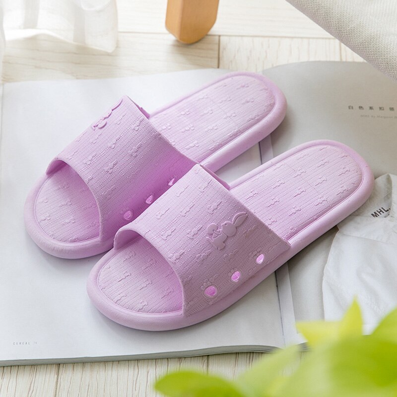 Sommer pvc badetøfler hjemme par sandaler indendørs søde bad skridsikre sandaler og hjemmesko strand udendørs sko: 04 / 40