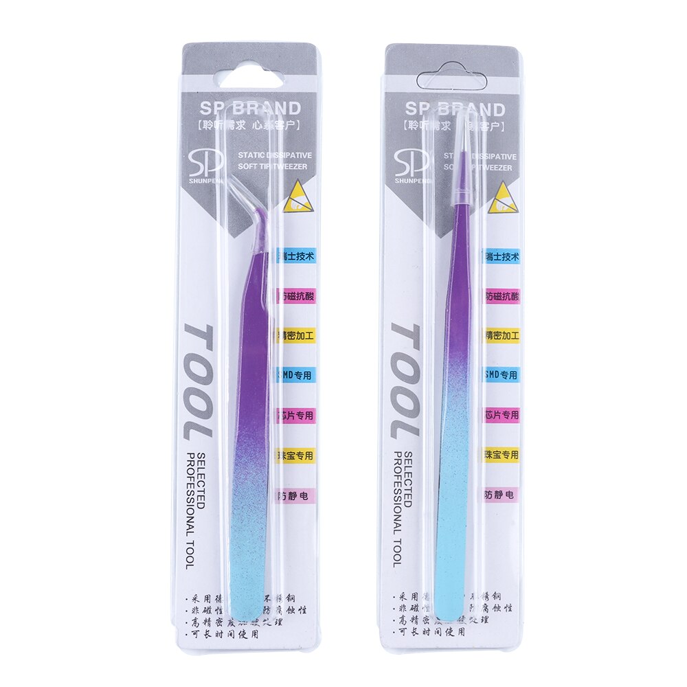 Ombre Augenbraue Pinzette Wimpern Erweiterungen Edelstahl Gerade Gebogen Pflücker Manikübetreffend Nagel Pinzette Zange Zangen CH759