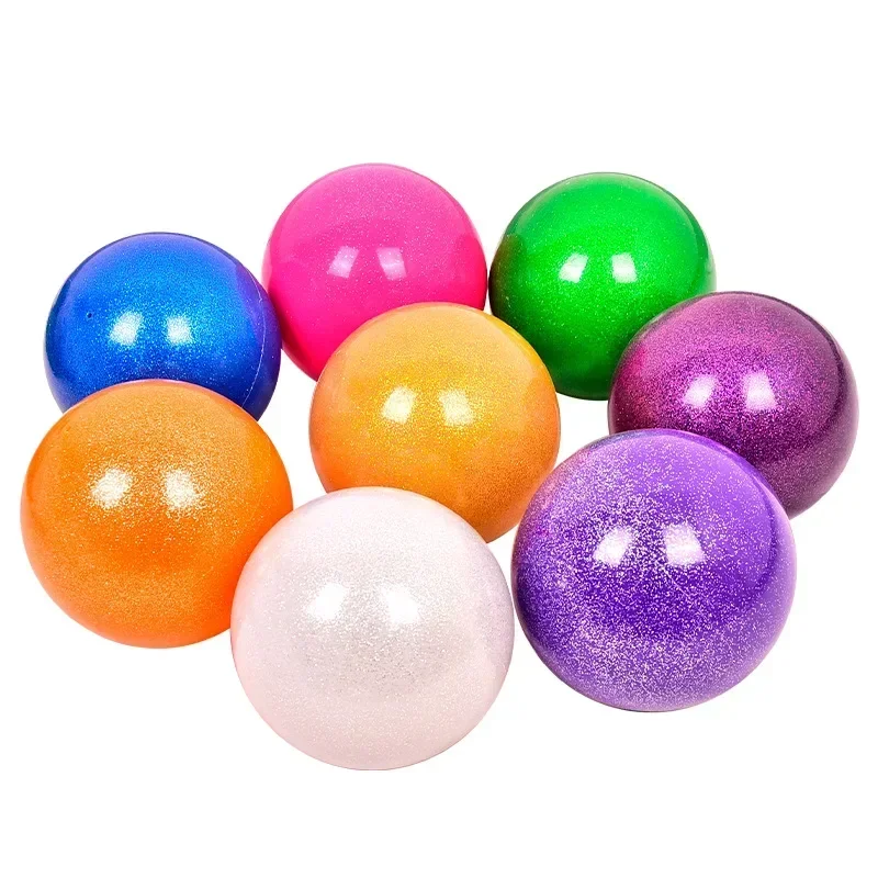 Pelota gimnástica rítmica , 1 unidad, para práctica de baile, ejercicio, entrenamiento, competición, suministros de gimnasio, diámetro 15cm, 18cm