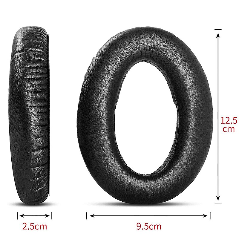 KUTOU – oreillettes en mousse pour Sennheiser PXC 350, coussinets pour écouteurs HD 380 Pro, HD300 Pro, PXC450, HME 95