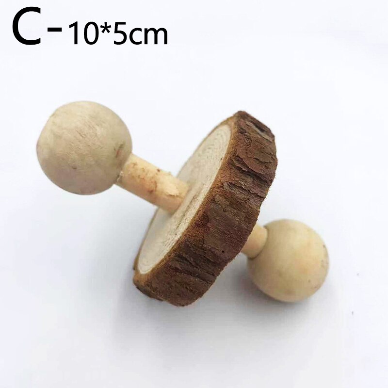 Petit Hamster en bois molaire jouets à mâcher Animal écureuil néerlandais cochon sport exercice soins dents jouets créatifs fournitures pour animaux de compagnie: C