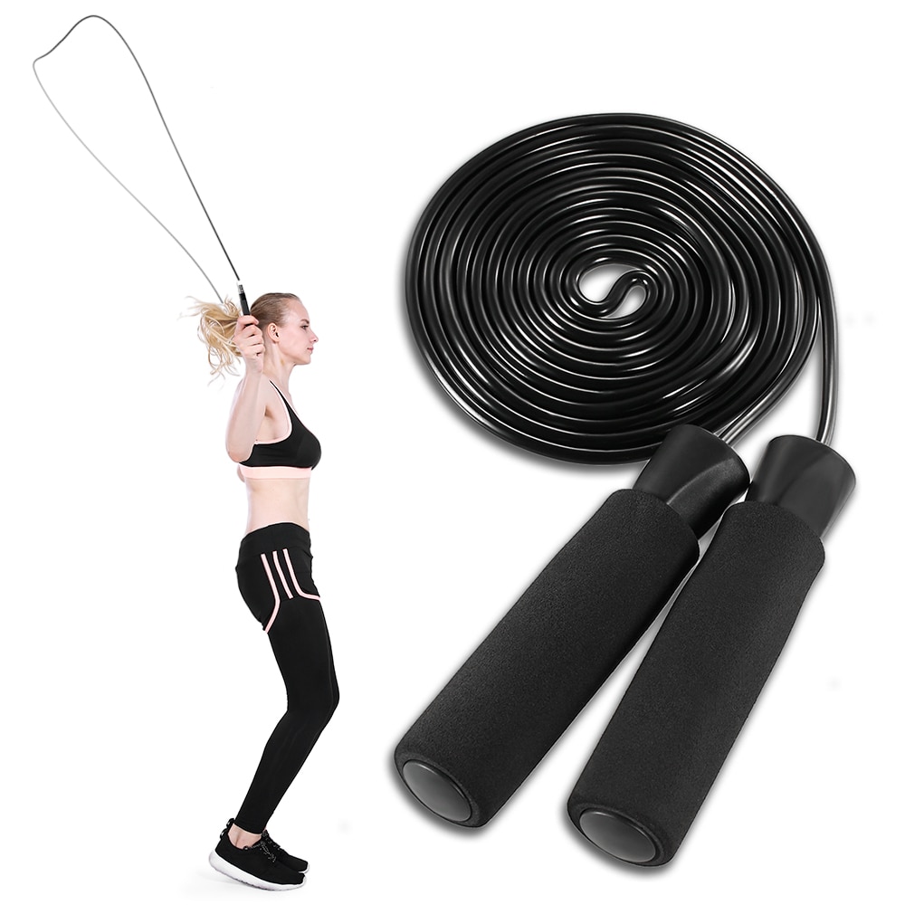 TOMSHOO 5-In-1 AB Wheel Roller Kit with Push-Up Bar Jump Rope Hand Gripper and Knee Pad Abdominal Core Carver Fitness Workout