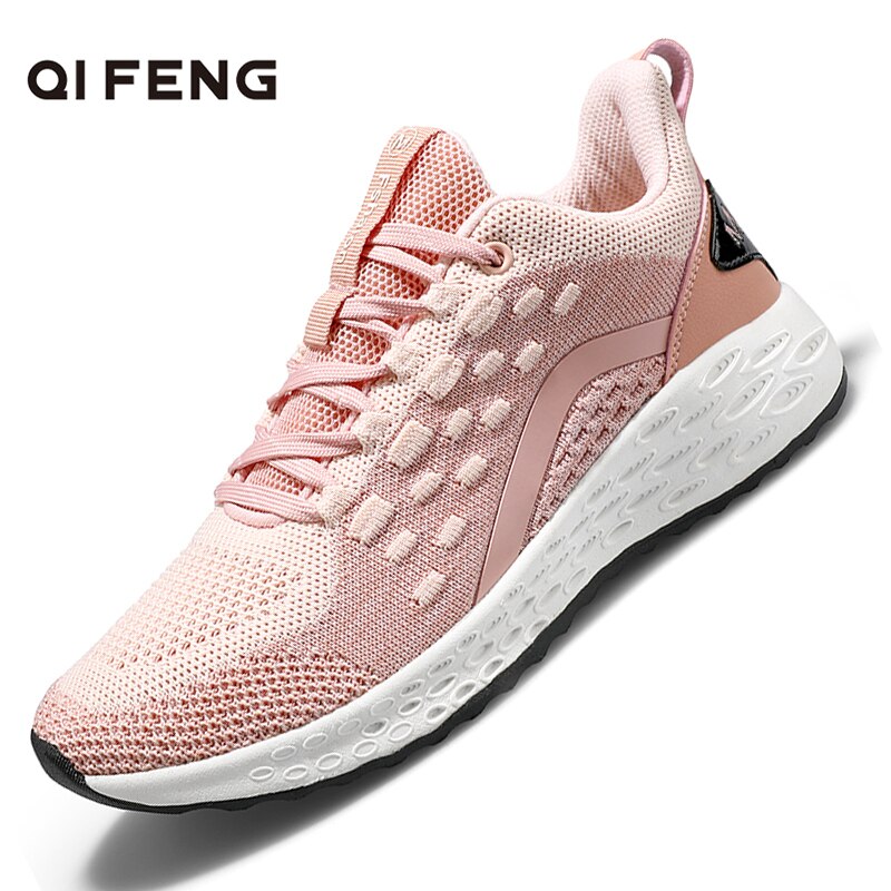 Løbesko kvinde spring mesh sportssko lette gymnastiksko sommer indendørs lejligheder sneakers hvide sko