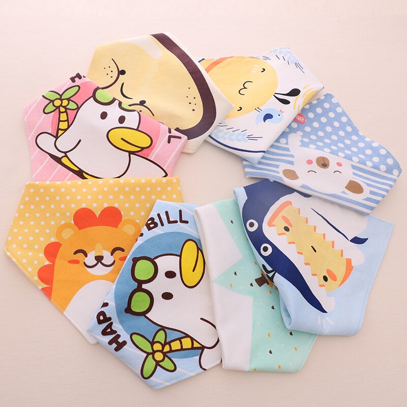 Opruiming! 1pc willekeurige baby slabbers waterdichte kinderen voedingsschort slab boerdoeken zachte cartoon peuter baberos bavoir kleding: Default Title